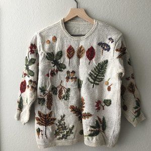 VINTAGE* Hand Embroidered Sweater